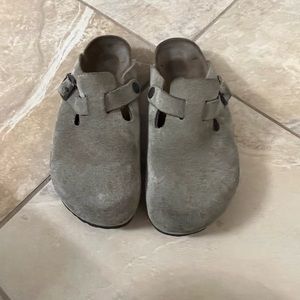Birkenstock - size 36 ( size 6 US). Color Taupe suede
